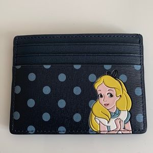 NWT! Kate Spade Slim Alice in wonderland limited ed.  small card holder